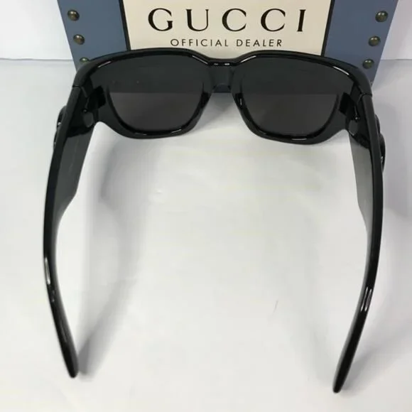 New ? Original Gucci Grey Square Ladies Sunglasses GG1545S 001 53. Gucci Grey Square Ladies Sunglasses GG1545S 001 53  main image 4